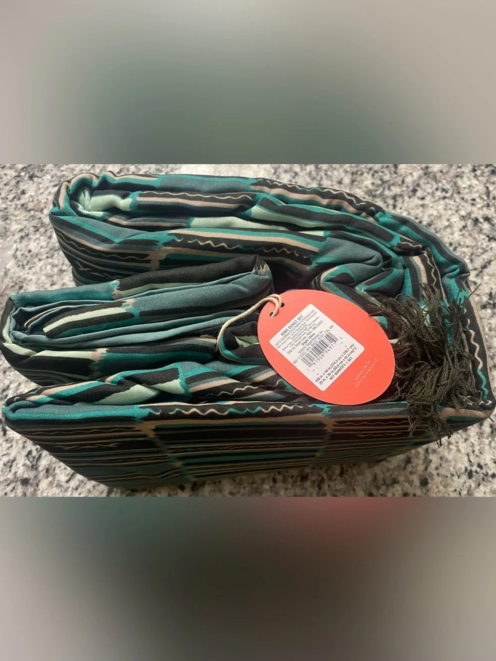 •NWT•Opalhouse Designed with Jungalow ‘Sun In The Water’ Duvet & Sham Set- KING
